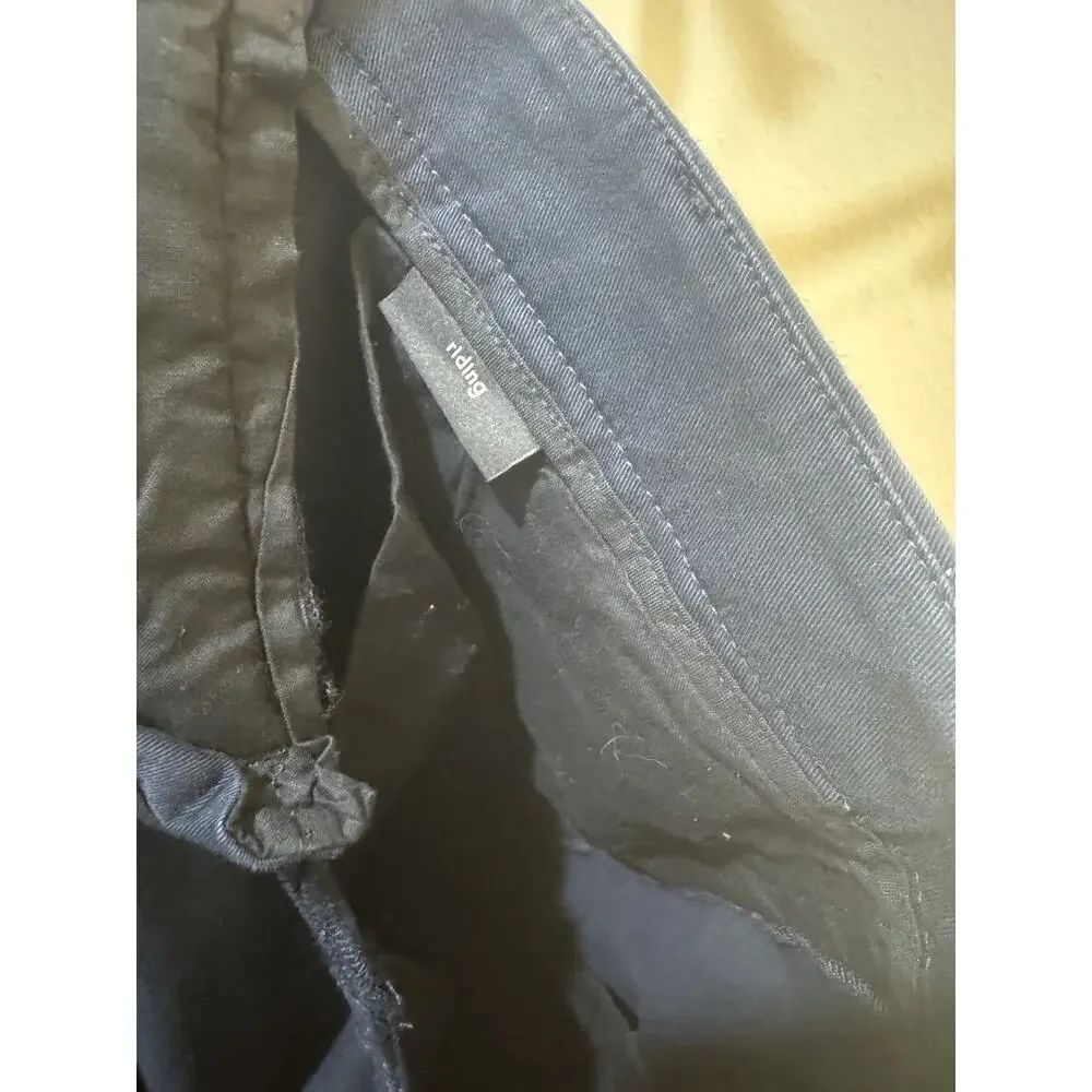 Gucci Men Riding Pants Navy Blue Cotton Blend Size 50 R Italy Size 34 US ITALY